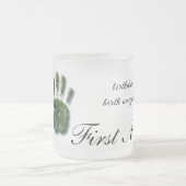 Tasse Givré Nouvelle empreinte d'une main de bébé (Centre)