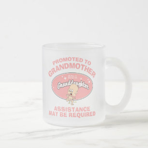 Tasse Givré Nouvelle petite-fille de nouvelle grand-mère drô