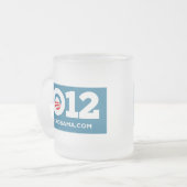 Tasse Givré Obama Biden 2012 (Devant gauche)
