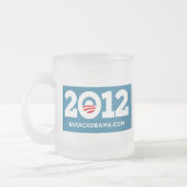 Tasse Givré Obama Biden 2012 (Gauche)