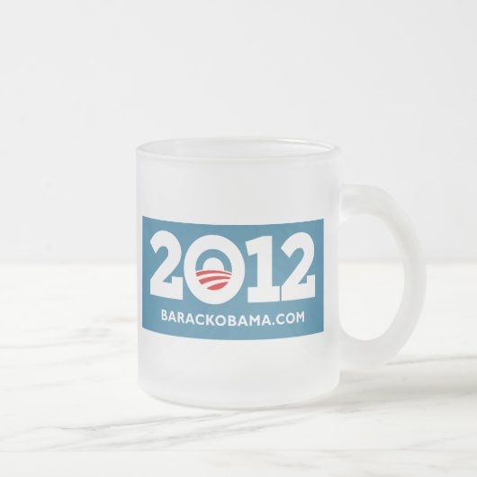 Tasse Givré Obama Biden 2012 (Droit)