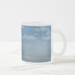 Tasse Givré Océan bleu de la mer des Caraïbes