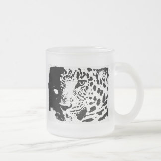 Tasse Givré Oeil noir et blanc du léopard
