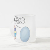 Tasse Givré Oeufs de pâques bons de tatouage (Devant gauche)