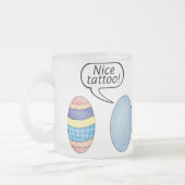 Tasse Givré Oeufs de pâques bons de tatouage (Gauche)