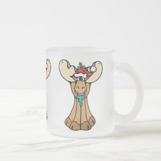 Tasse Givré oie de noël (Droit)