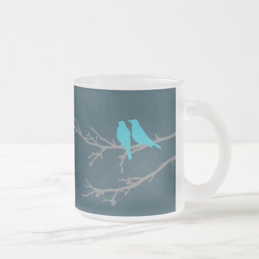 Tasse Givré oiseaux moisis (Droit)