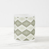 Tasse Givré Olive green diamond pattern (Centre)