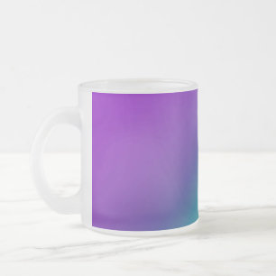 Tasse Givré Ombre diagonale violet vert