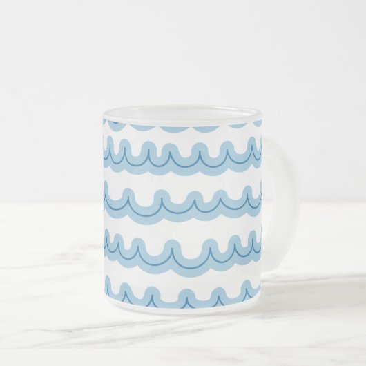 Tasse Givré Ondes Whimsical Ocean (Devant droit)