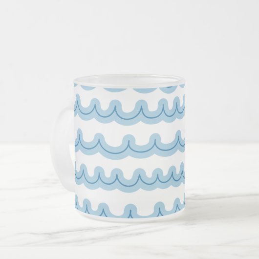 Tasse Givré Ondes Whimsical Ocean (Devant gauche)