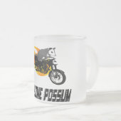 Tasse Givré Opossum impressionnant de cavalier de vélo (Devant droit)
