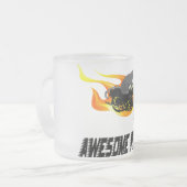 Tasse Givré Opossum impressionnant de cavalier de vélo (Devant gauche)