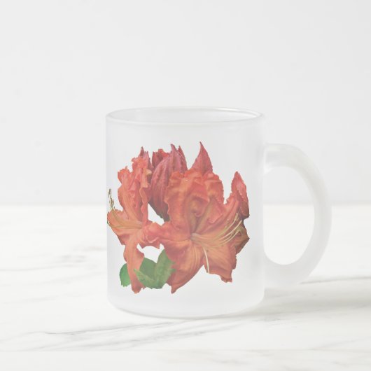 Tasse Givré Orange Azalea Blossoms (Droit)