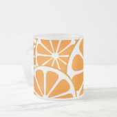 Tasse Givré oranges. (Devant gauche)