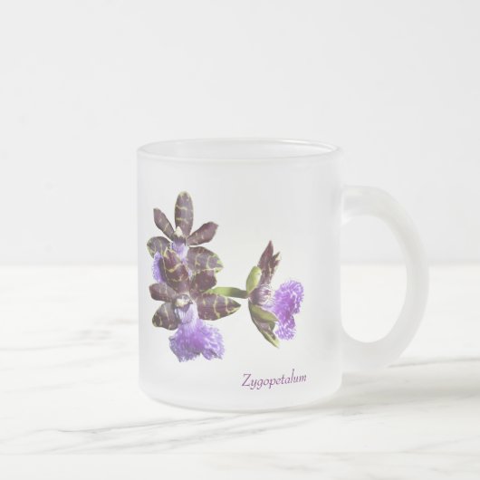 Tasse Givré Orchidée Zygopetalum (Droit)
