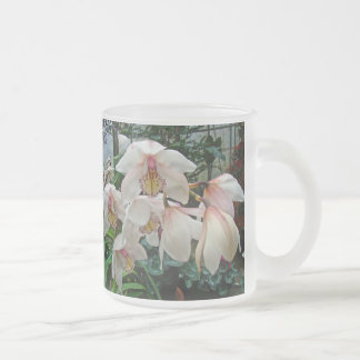 Tasse Givré Orchidées crèmes et roses