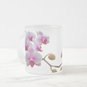 Tasse Givré Orchidées de mite roses - Phalaenopsis (Devant gauche)