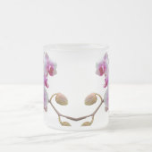 Tasse Givré Orchidées de mite roses - Phalaenopsis (Centre)