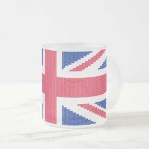 Tasse Givré Original cross-stitch design Union Jack