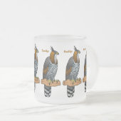 Tasse Givré Ornate hawk eagle bird cartoon illustration  (Devant droit)