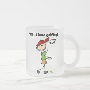 Tasse Givré Oui j'adore le golf