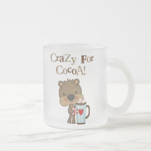 Tasse Givré Ours de garçon fou pour des vacances de cacao