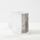 Tasse Givré Ours gris rayant un démangeaison (Devant gauche)