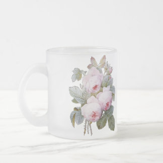 Tasse Givré P.J. Bouquet rose de Redoute Bourbon