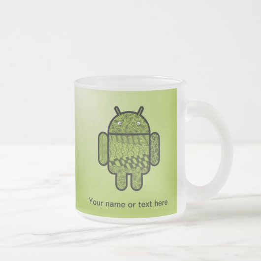 Tasse Givré Paisley Character pour le robot Android™ (Droit)
