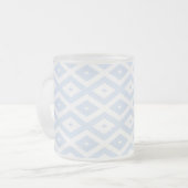 Tasse Givré Pale blue and white diamond pattern (Devant gauche)
