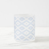 Tasse Givré Pale blue and white diamond pattern (Centre)