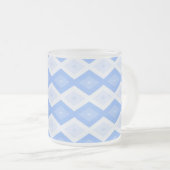 Tasse Givré Pale blue diamond pattern (Devant droit)