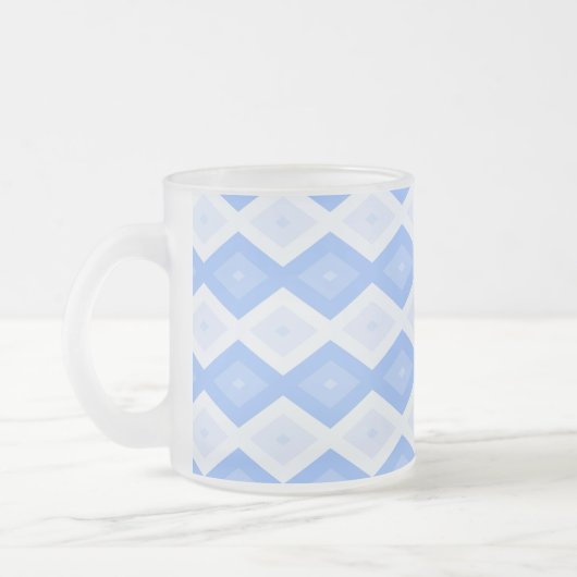 Tasse Givré Pale blue diamond pattern (Gauche)