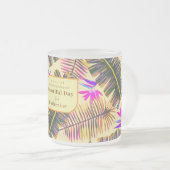 Tasse Givré Palm Paradise jaune (Devant droit)