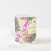 Tasse Givré Palm Paradise jaune (Devant gauche)