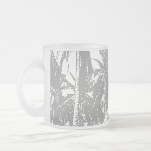 Tasse Givré Palmiers à la conception pointue (Gauche)