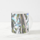 Tasse Givré Palmiers à la conception pointue (Devant droit)