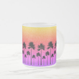 Tasse Givré Palmiers scintillants