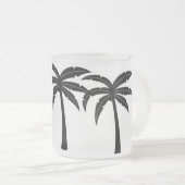Tasse Givré Palmiers tropicaux (Devant droit)