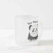 Tasse Givré Panda Bear Cuisine de café en verre congelé (Devant droit)
