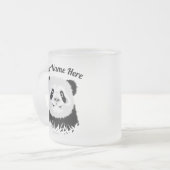 Tasse Givré Panda Bear Cuisine de café en verre congelé (Devant gauche)