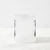 Tasse Givré Panda Bear Cuisine de café en verre congelé (Centre)