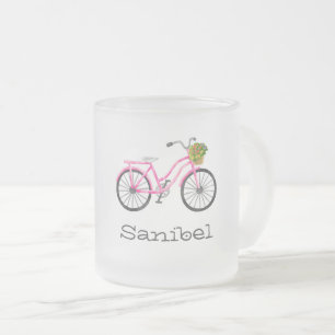 Tasse Givré Panier à fleurs roses Emplacement Fun été