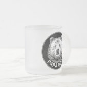 Tasse Givré Papa Bear, illustration tirée à la main (Devant droit)