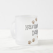 Tasse Givré Papa de Havanese (Devant gauche)