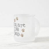 Tasse Givré Papa de laboratoire de chocolat (Devant droit)
