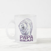 Tasse Givré Papa Polar Bear (Gauche)