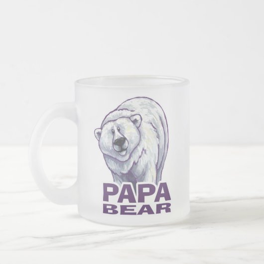 Tasse Givré Papa Polar Bear (Gauche)