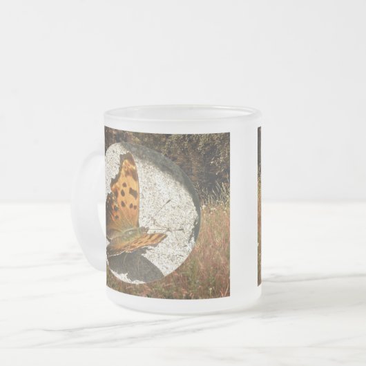 Tasse Givré Papillon d'aile d'angle de virgule (Devant gauche)